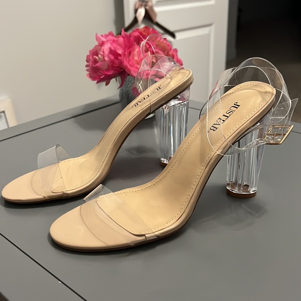 JustFab clear high heels - Picture 3 of 5